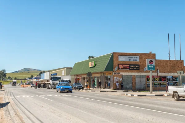 Elliot Sudafrica Marzo 2018 Una Scena Strada Con Imprese Veicoli — Foto Stock