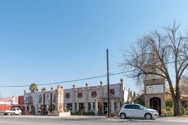 Parys Zuid Afrika Augustus 2018 Een Straat Scène Met Decor — Stockfoto