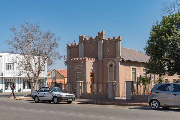 Parys Sudáfrica Agosto 2018 Una Escena Callejera Con Iglesia Bautista — Foto de Stock