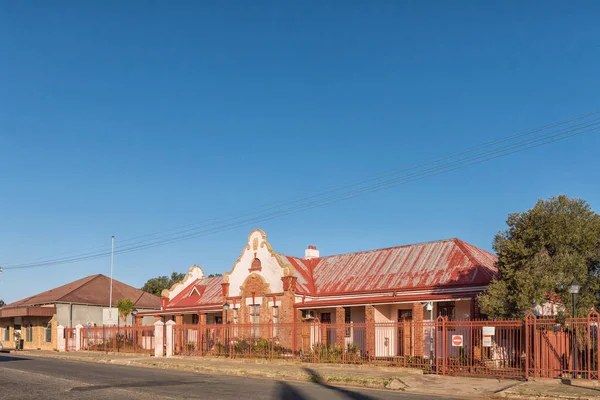 Brandfort Sudáfrica Agosto 2018 Una Escena Callejera Con Edificio Histórico — Foto de Stock