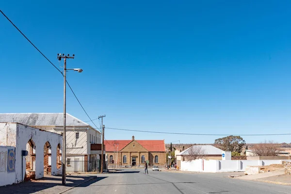 Phillipstown Jižní Afrika Srpna 2018 Pouliční Scéna Reformované Církve Zřícenina — Stock fotografie