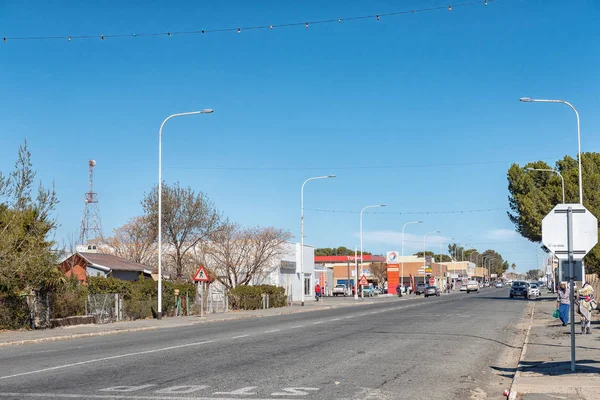 Aar South Africa August 2018 Street Scene Businesses Vehicles People — Stock Photo, Image