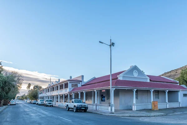 Victoria Västra Sydafrika Augusti 2018 Soluppgång Gatan Scen Med Historiska — Stockfoto