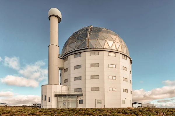 Sutherland Południowa Afryka Sierpień 2018 Budynek South African Large Telescope — Zdjęcie stockowe