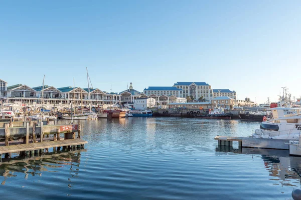 Cape Town Południowa Afryka Sierpień 2018 Jachty Victoria Alfred Waterfront — Zdjęcie stockowe