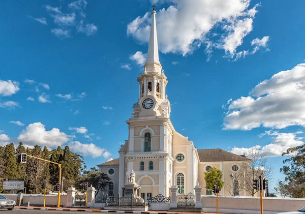 Wellington Sydafrika Augusti 2018 Gatan Scen Med Holländska Reformerade Moderkyrkan — Stockfoto