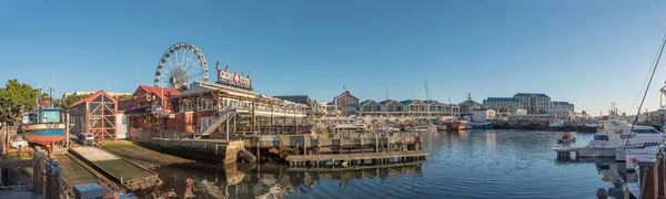 Cape Town Południowa Afryka Sierpień 2018 Panorama Portu Wiktorii Alfred — Zdjęcie stockowe