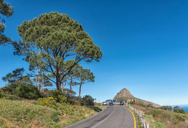 Kapstadt Südafrika August 2018 Die Straße Die Zur Spitze Des — Stockfoto