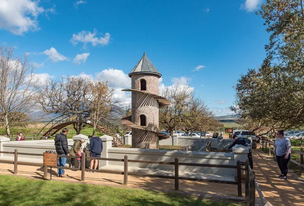 Paarl South Africa August 2018 Goat Tower Bridge Fairview Wine — Stock Photo, Image
