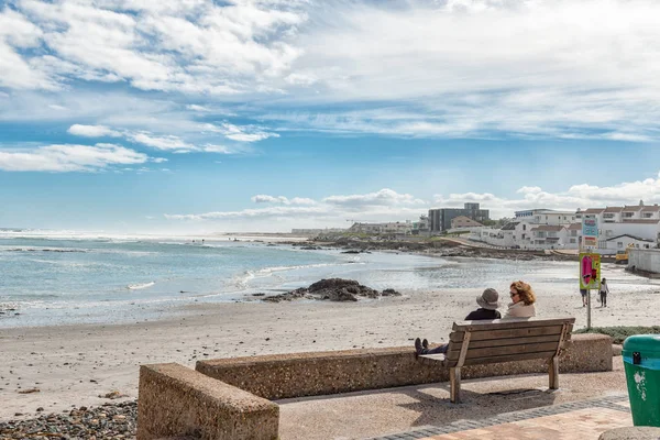 Cape Town South Africa August 2018 Beach Scene Apartment Buildings — Stock Photo, Image