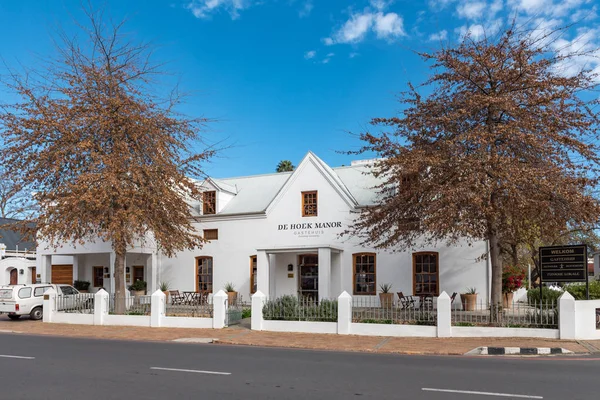 Stellenbosch África Sul Agosto 2018 Hoek Manor Guesthouse Stellenbosch Western — Fotografia de Stock