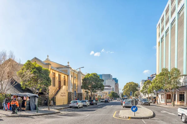 Cape Town Sudáfrica Agosto 2018 Vista Calle Bree Ciudad Del —  Fotos de Stock