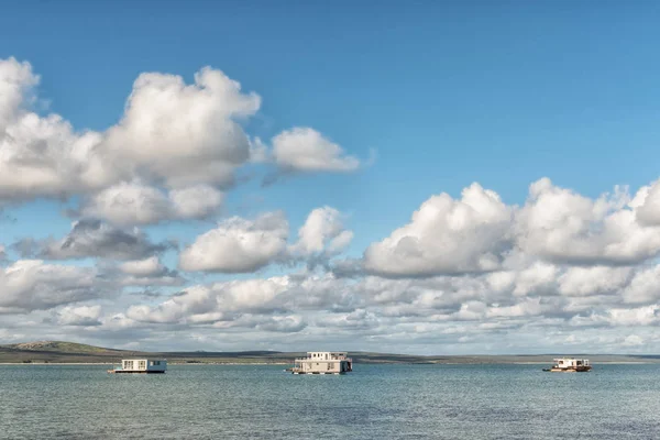 Parco Nazionale Costa Occidentale Sudafrica Agosto 2018 Houseboats Kraalbaai Langebaan — Foto Stock