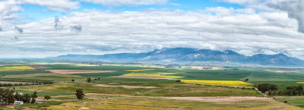 Panoramic Farm Landscape Seen Piekenierskloof Pass Piketberg Citrusdal Western Cape — Stock Photo, Image