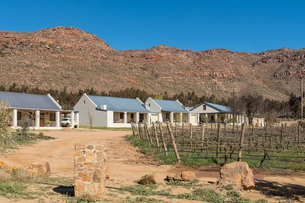 Dwarsrivier Sudáfrica Agosto 2018 Casas Viñedos Dwarsrivier Las Montañas Cederberg — Foto de Stock