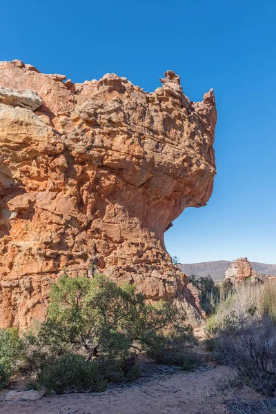 南非西开普省Cederberg山区Stadsaal岩洞的岩层 — 图库照片