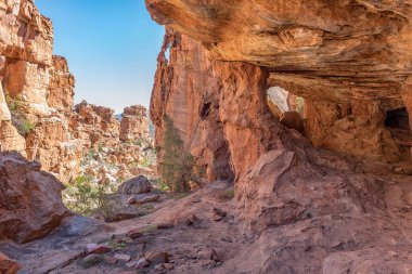 Batı Cape Eyaleti 'nin Cederberg Dağları' ndaki Truitjieskraal 'da kaya oluşumları