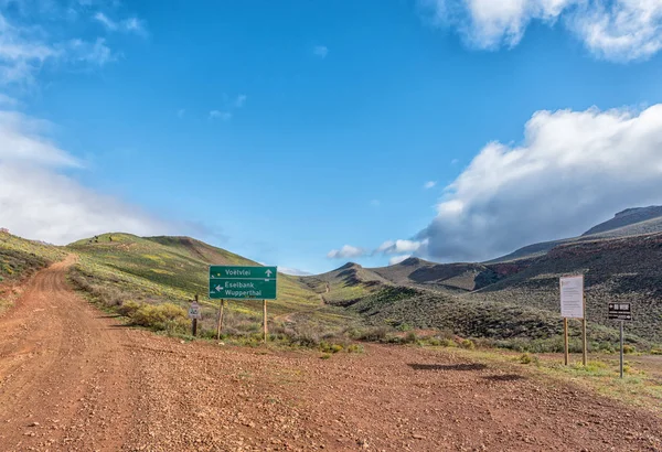 Cederberg South Africa August 2018 Junction Road Matjiesrivier Wupperthal Cederberg — Stock Photo, Image