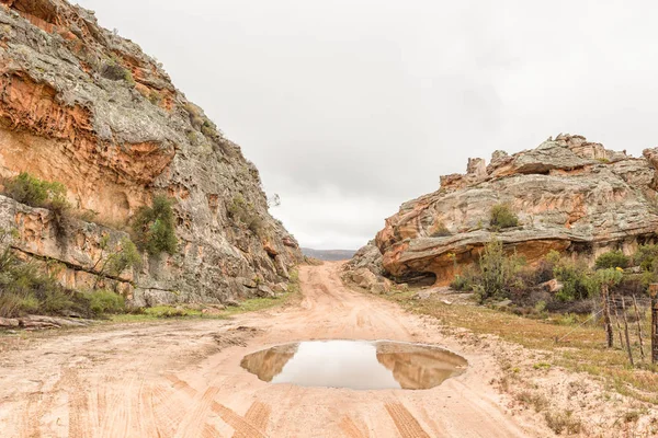 Camino Entre Eselbank Wupperthal Las Montañas Cederberg Provincia Occidental Del — Foto de Stock