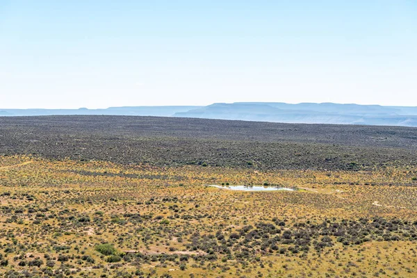 Een Landschap Van Boerderij Weg R364 Klipfontein Pas Cederberge Bergen — Stockfoto