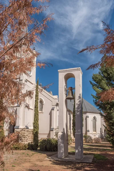 Calvinia África Sul Agosto 2018 Belfry Histórico Sino Igreja Matriz — Fotografia de Stock