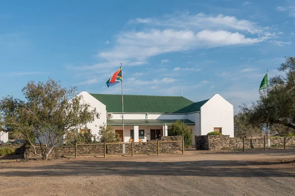 Tankwa Karoo Parque Nacional Sudáfrica Agosto 2018 Oficina Recepción Del — Foto de Stock