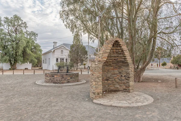 Carnavon Zuid Afrika September 2018 Een Monument Dat Bestaat Uit — Stockfoto