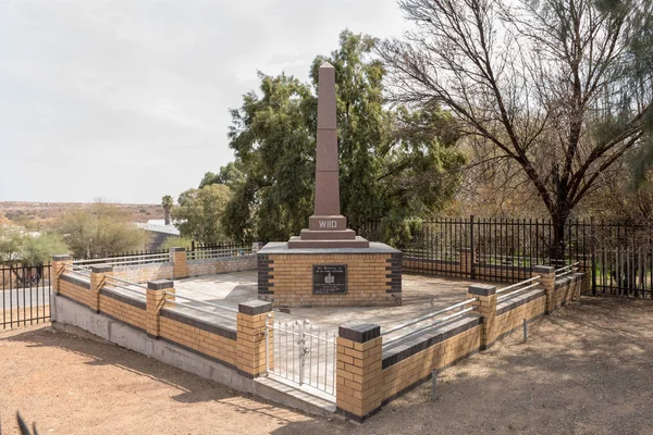 Hopetown Südafrika September 2018 Ein Denkmal Für Die Wiid Familie — Stockfoto