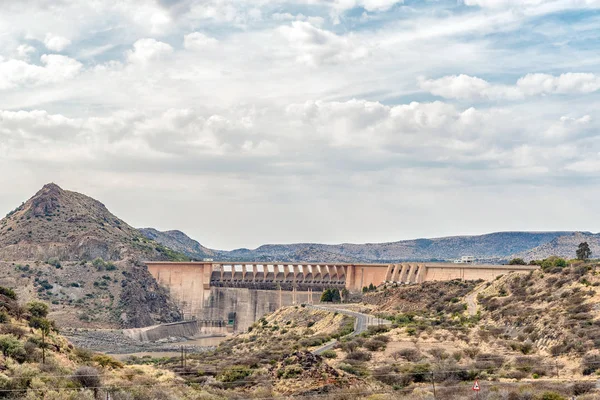 Wall Vanderkloof Dam Orange River Border Free State Northern Cape — Stock Photo, Image