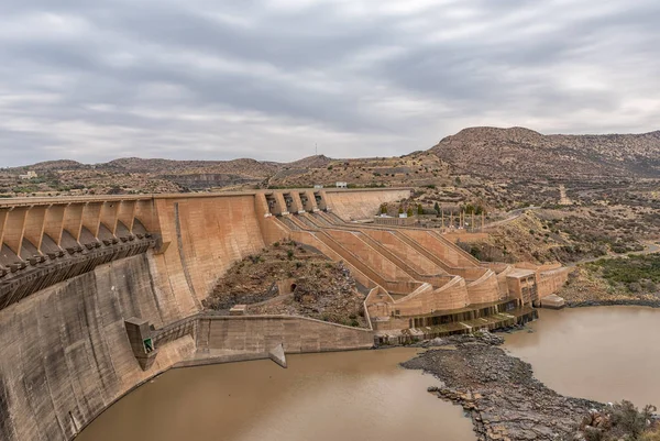 Wall Vanderkloof Dam Orange River Border Free State Northern Cape — Stock Photo, Image