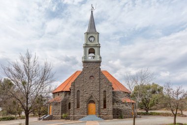 Luckhoff, Güney Afrika, 1 Eylül 2018: tarihi Hollanda Reform Kilisesi Luckhoff içinde Northern Cape Province içinde