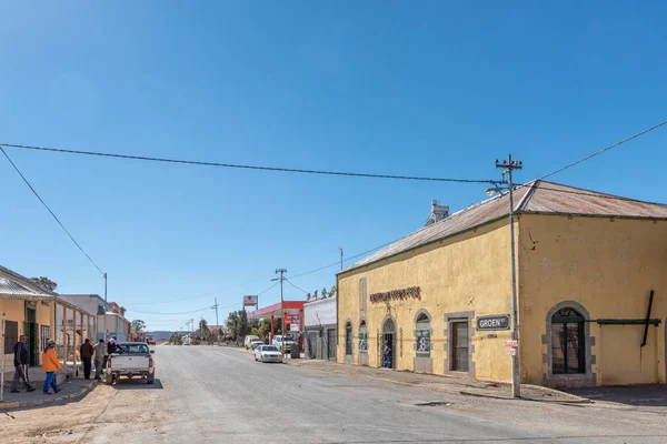 Philipstown Zuid Afrika Augustus 2018 Een Straat Scène Met Bedrijven — Stockfoto