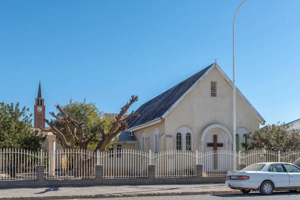 Aar Sudáfrica Agosto 2018 Una Escena Callejera Con Iglesia Metodista — Foto de Stock