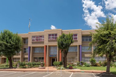 Engo, Hollanda Reform Kilisesi serbest devlet il il sosyal hizmetler şube ofislerinin Bloemfontein, Güney Afrika, 26 Ocak 2019: