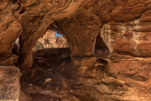 Belangrijkste Stadsaal Grot Het Cederberg Gebergte Westelijke Kaap Provincie Van — Stockfoto