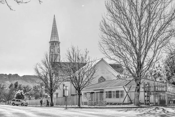 Ceres Sudafrica Agosto 2018 Chiesa Madre Riformata Olandese Cerere Nella — Foto Stock