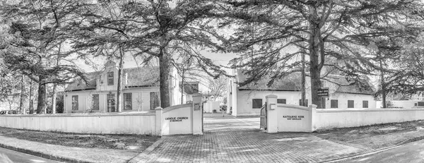 Stellenbosch África Sul Agosto 2018 Histórica Igreja Católica São Nicolau — Fotografia de Stock