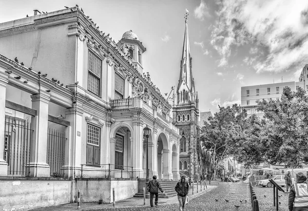 Cape Town Sudáfrica Agosto 2018 Una Vista Greenmarket Square Ciudad — Foto de Stock