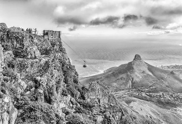 Cape Town Południowa Afryka Sierpień 2018 Widok Góry Tabeli Cape — Zdjęcie stockowe