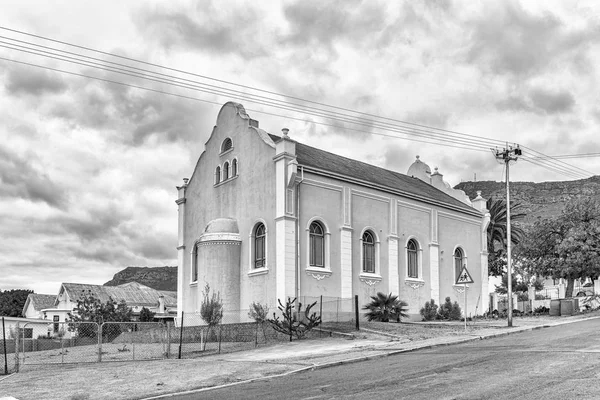 Piketberg Sudafrica Agosto 2018 Una Scena Strada Con Sinagoga Storica — Foto Stock