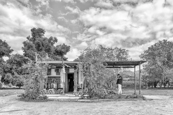 Citrusdal África Sul Agosto 2018 Uma Barraca Fazenda Vendendo Frutas — Fotografia de Stock