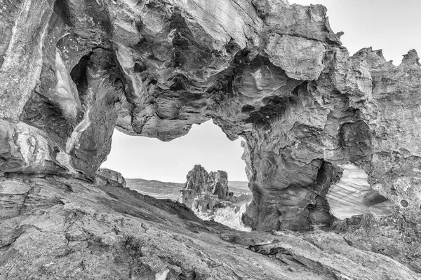 Een Rotsboog Bij Stadsaal Caves Rock Art Site Het Cederberg — Stockfoto