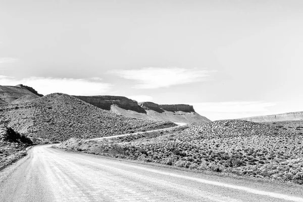 Paisaje Carretera R355 Paso Bloukrans Entre Calvinia Parque Nacional Tankwa — Foto de Stock