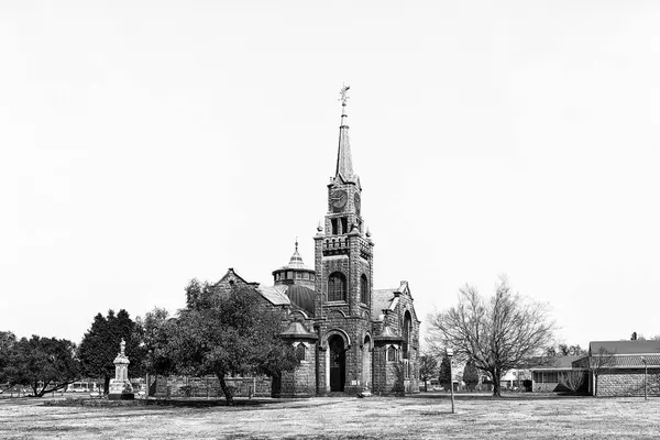 Holland református Kroonstad anya templom. Fekete-fehér — Stock Fotó