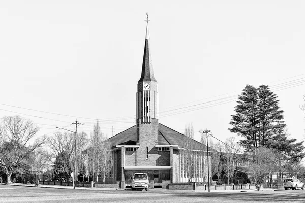 Dutch Reformed Church Parys-West (em inglês). Monocromático — Fotografia de Stock