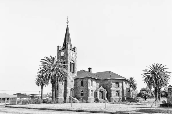 Dutch Reformed Church in Vredefort. Monochrome — Stock Photo, Image