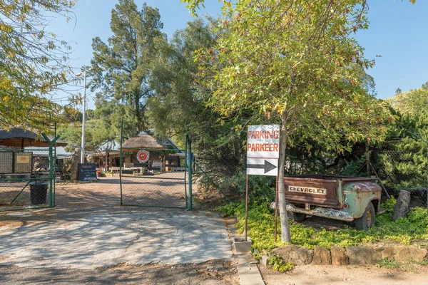 Entrada a la Cascada Roadstal en Senekal — Foto de Stock