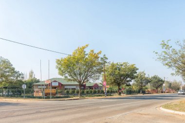 Sokak sahnesi, şerif ofisleri ile, Standerton içinde