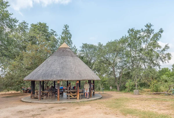 Picknickområde på Afsaal picknickplats — Stockfoto