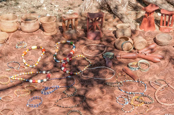 Himba Arts Crafs Sale Himba Village Epupa — Stock Photo, Image